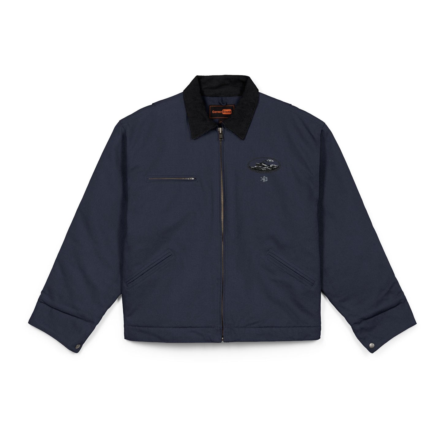Sinking Embroidered Work Jacket