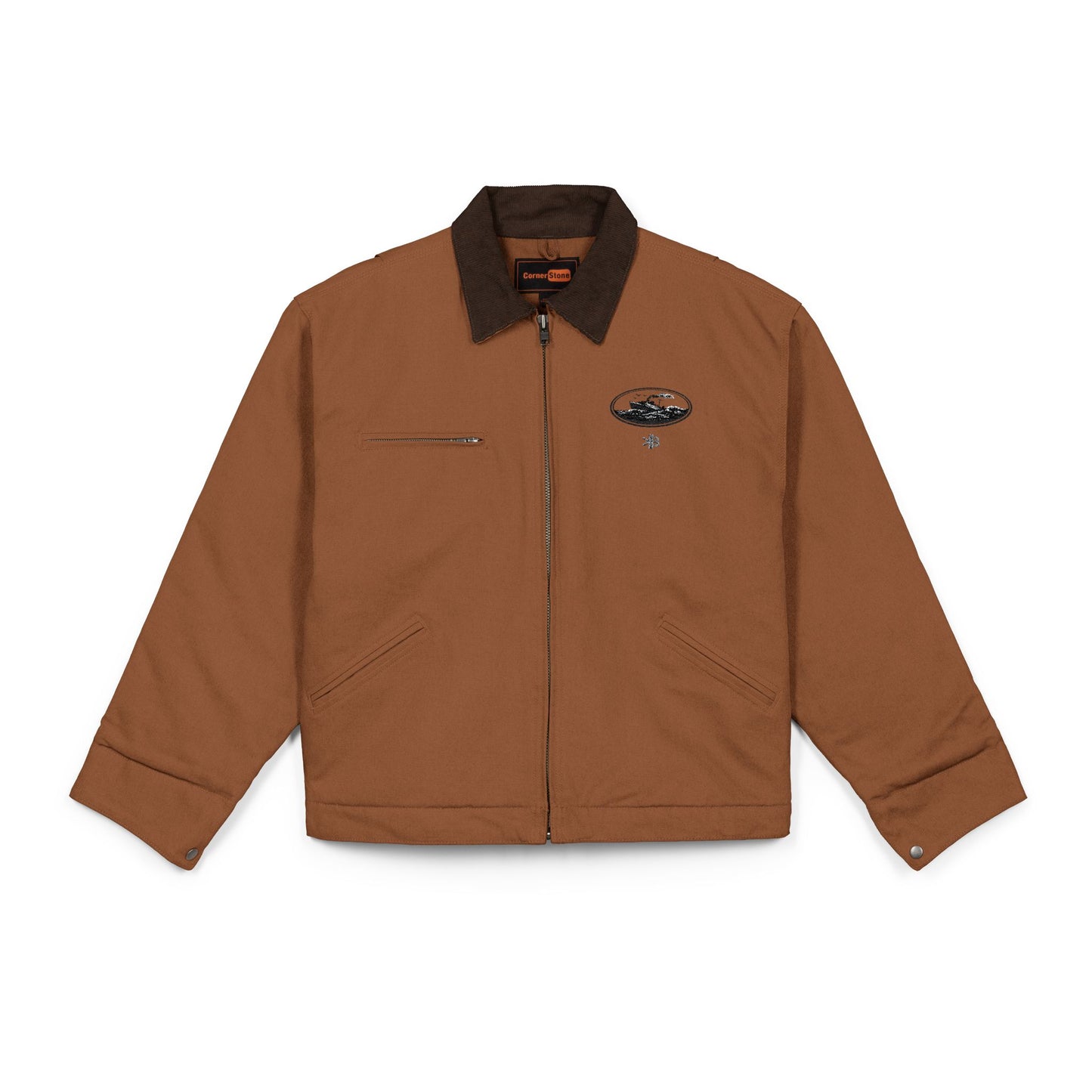 Sinking Embroidered Work Jacket