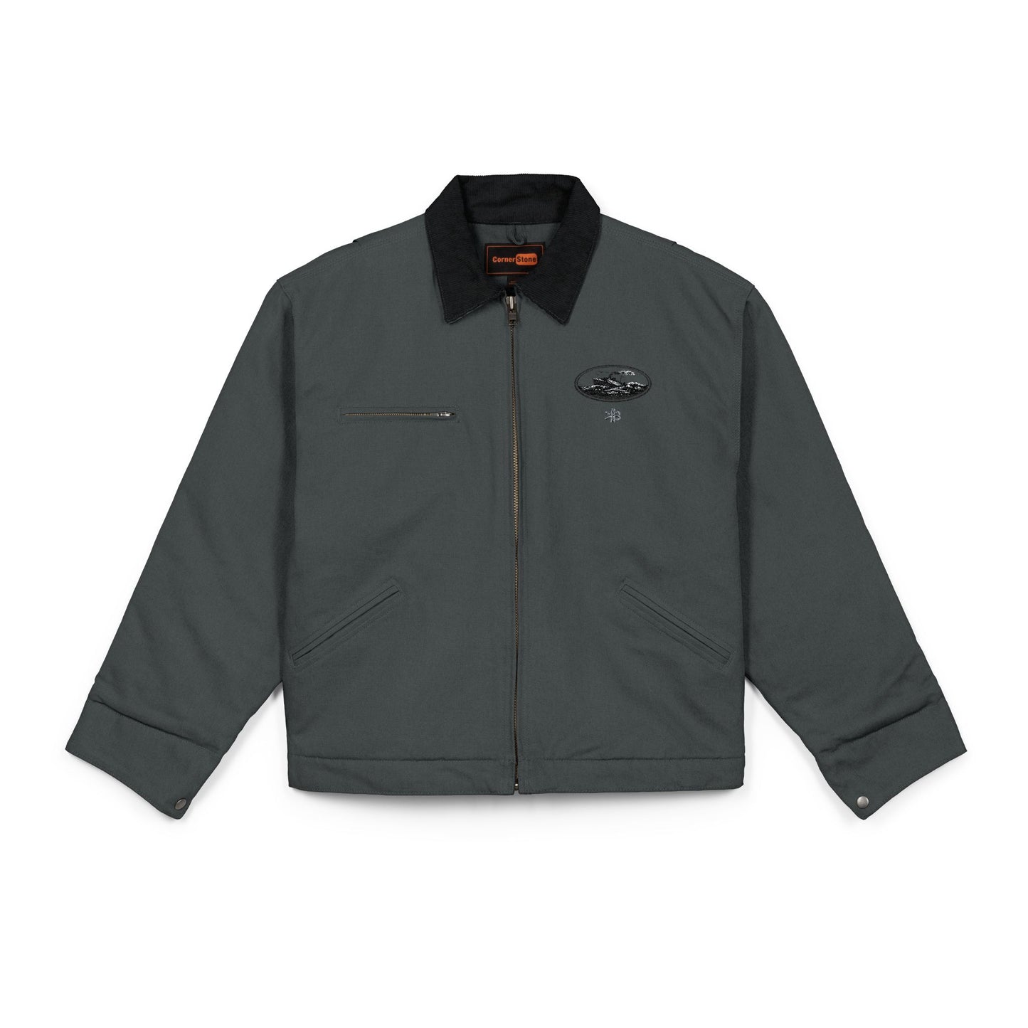 Sinking Embroidered Work Jacket
